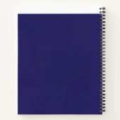 Carnet Des formes abstraites bleues et violettes se mélan (Dos)