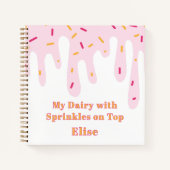 Carnet des gouttes de crème glacée pour enfants mi (Devant)