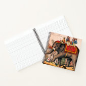 Carnet Des Hommes Accompagnent Un Acte De Cirque Avec Un  (Intérieur)