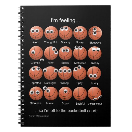 Carnet des humeurs de basket-ball (Devant)