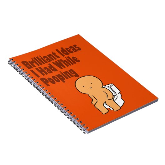 Carnet Des Idées Brillantes Drôle Que J'Avais En Couvrant (Côté Droit)