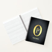 Carnet des initiales d'or (Intérieur)