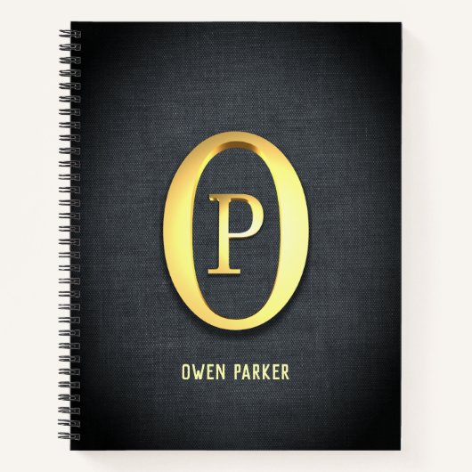 Carnet des initiales d'or (Devant)