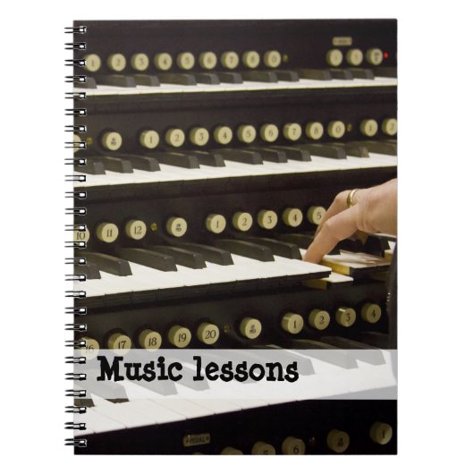 Carnet des leçons de musique (Devant)