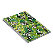 Carnet Des lémuriens de Madagascar dans la jungle exotiqu (Côté Droit)