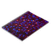 Carnet Des lumières de Noël floues. Blurred (Côté gauche)