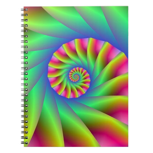 Carnet des marches spirales psychédéliques (Devant)