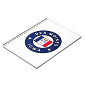 Carnet Des Moines Iowa (Côté gauche)