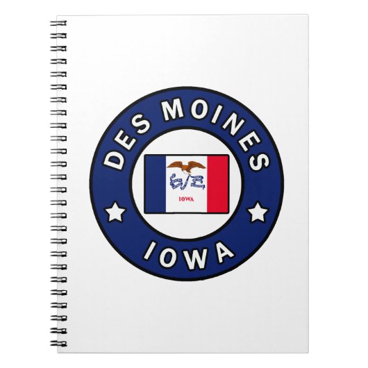 Carnet Des Moines Iowa (Devant)