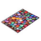 Carnet dés multicolores (Côté gauche)