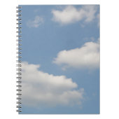 Carnet des nuages de cumulus fluffés (Devant)