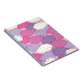 Carnet Des nuages de dessins animés amusants. Répétez vin (Côté Droit)