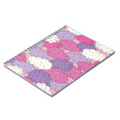 Carnet Des nuages de dessins animés amusants. Répétez vin (Côté gauche)