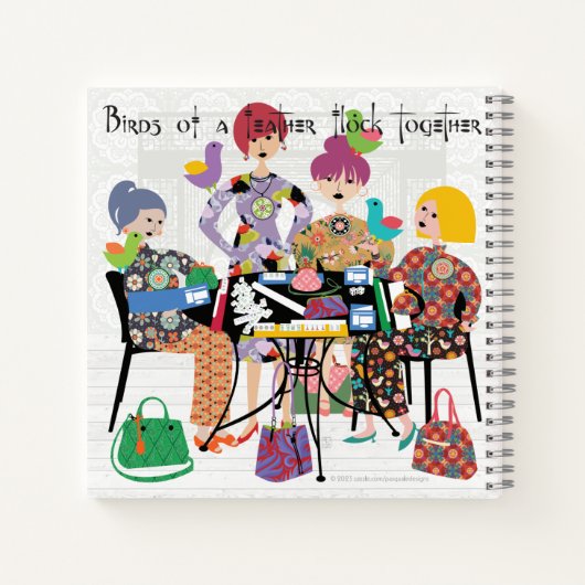 Carnet des oiseaux de Mah Jongg (Dos)