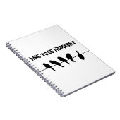 Carnet Des oiseaux sur un fil - osez être différent (Côté Droit)