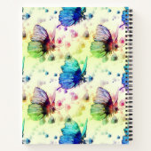 Carnet des papillons aquarelle (Dos)