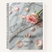 Carnet des pétales de rose (Devant)