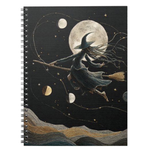 Carnet des phases de la lune de sorcière céleste (Devant)