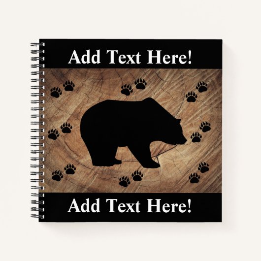 Carnet Des Poches D'Ours Et D'Ours Noirs (Devant)