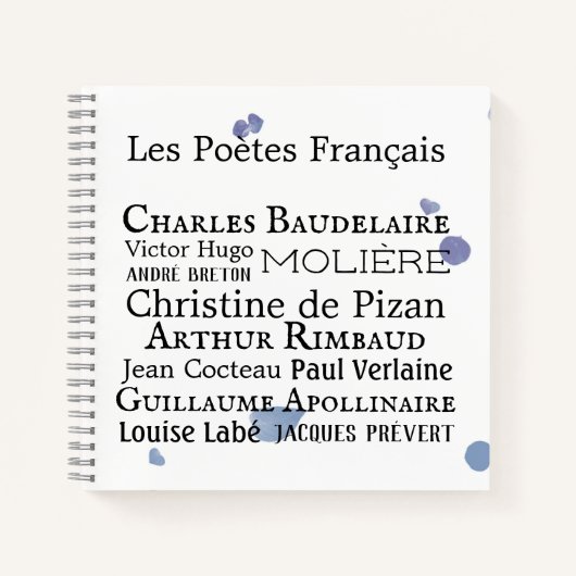 Carnet des poètes français (Devant)
