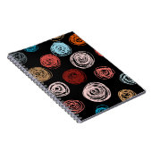 Carnet Des points abstraits dessinés à la main par un mot (Côté Droit)