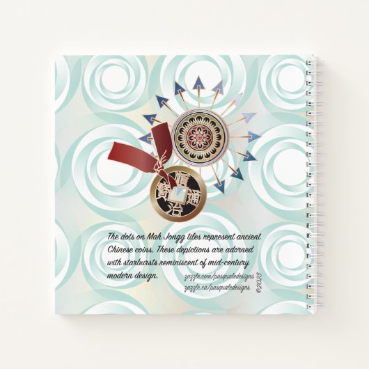 Carnet des points de départ Mah Jongg (Dos)