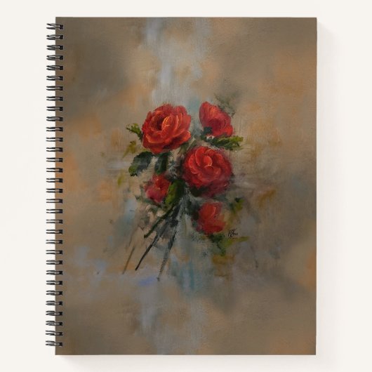 Carnet des roses rouges Passion (Devant)