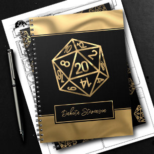 Carnet Dés RPG Caractère du joueur de table Imaginaire