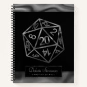Carnet Dés RPG | Papier graphique PnP Tabletop Imaginaire (Devant)