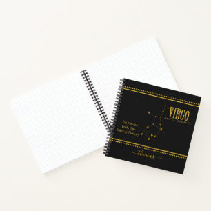 Carnet des signes Virgo Zodiac Star