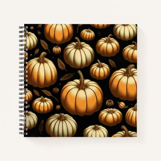 Carnet Des tas de citrouilles (Devant)