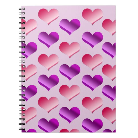 Carnet Des tas de coeurs (Devant)