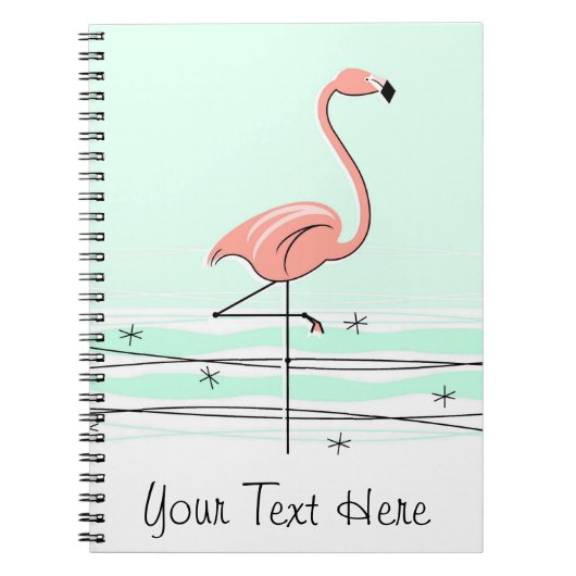 Carnet des textes d'Aqua de Flamant rose (Devant)