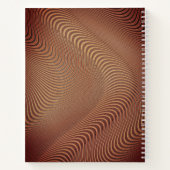 Carnet des vagues Brown Abstraites (Dos)