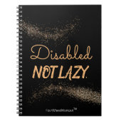 Carnet Désactivé. Pas Lazy. (Devant)