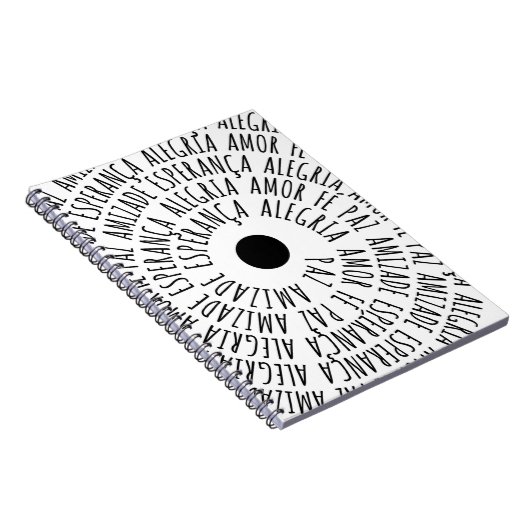 Carnet Desejos de Natal - Amor Fé Esperança (Côté Droit)