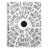 Carnet Desejos de Natal - Amor Fé Esperança (Devant)