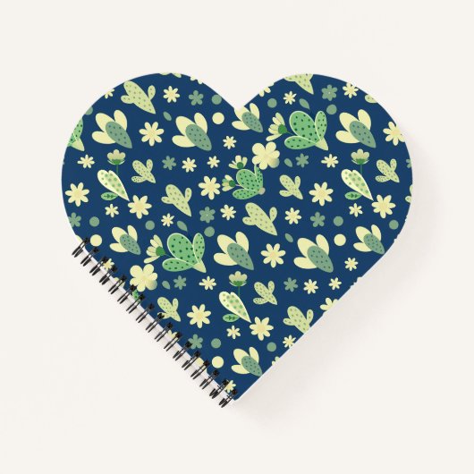 Carnet Desert Cactus & Succulent Pattern (Devant)