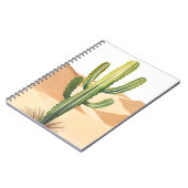 Carnet Desert Cactus | Watercolor Green Cacti (Côté gauche)