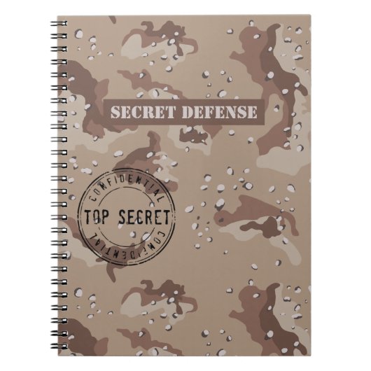 Carnet Desert Camo (Devant)