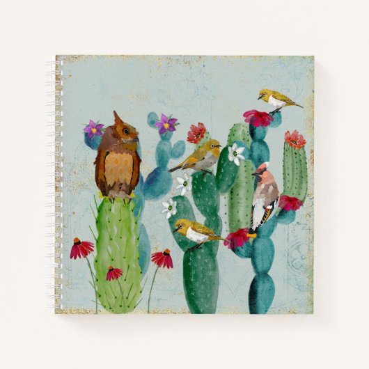 CARNET DÉSERT D'OISEAUX SONGBLES (Devant)