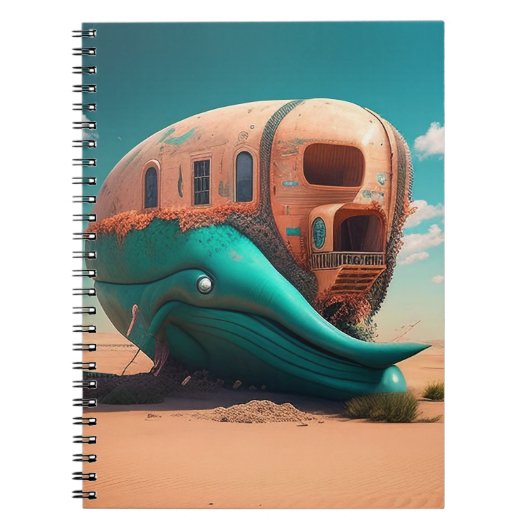 Carnet Desert whale house (Devant)