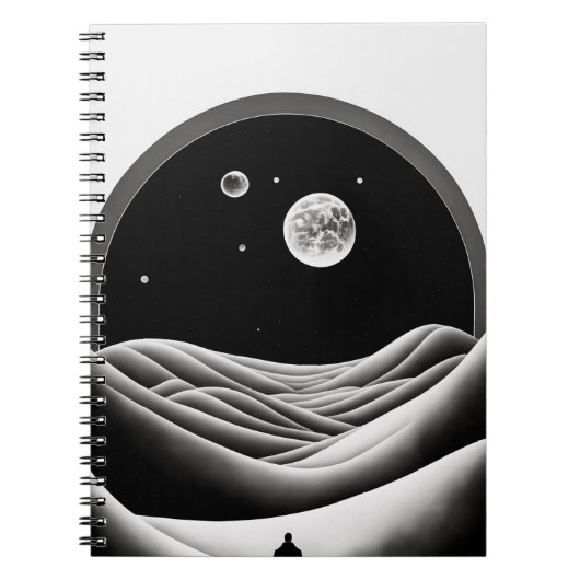Carnet désertique surreal Moonlit (Devant)