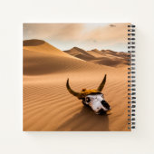 Carnet Deserts | Cow Skull Rippled Sand Dunes (Dos)