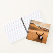Carnet Deserts | Cow Skull Rippled Sand Dunes (Intérieur)