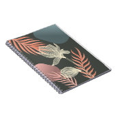 Carnet Design Abstrait Art Flower - Elegant Mi (Côté Droit)