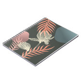 Carnet Design Abstrait Art Flower - Elegant Mi (Côté gauche)