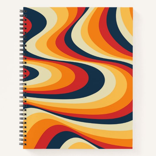 Carnet Design abstrait et coloré (Devant)