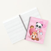 Carnet Design Adorable Panda et ses amis (Intérieur)