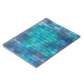 Carnet Design arrière - plan bleu abstrait créatif. (Côté gauche)